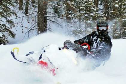 Snowmobile Tour or Unguided Snowmobile Rental