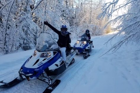 Unguided Snowmobile Rentals