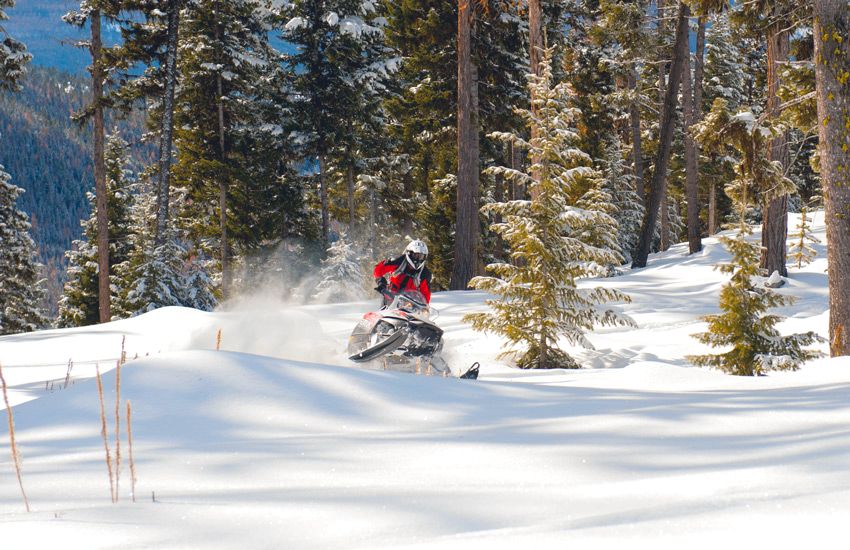 Colorado unguided snowmobile rentals