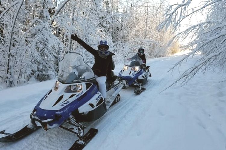 Unguided Snowmobile Rental