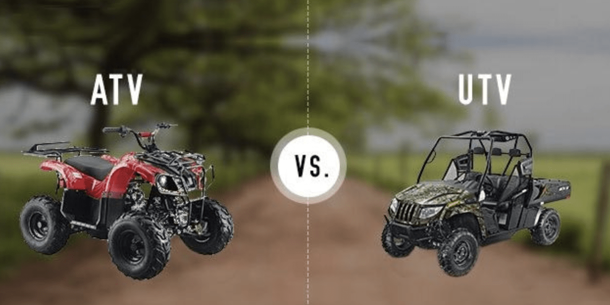 What is the difference between an ATV and a side-by-side?